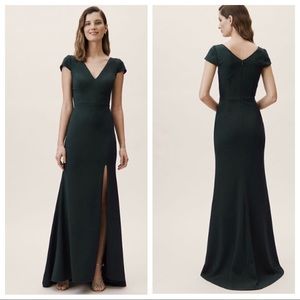 BHLDN ARA MAXI DRESS GREEN GOWN Z418-4